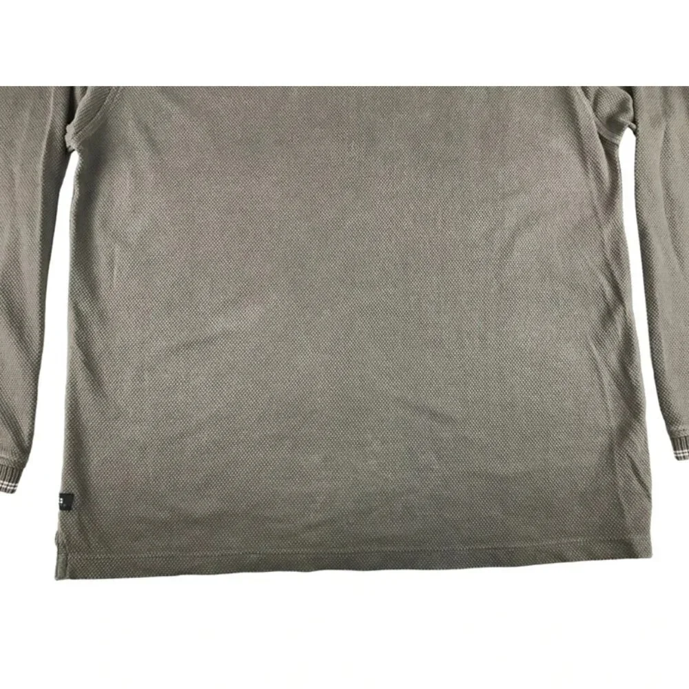 Pure‎ & Simple Brown Mens Long Sleeve Crew Neck Pullover Sweater Size XL